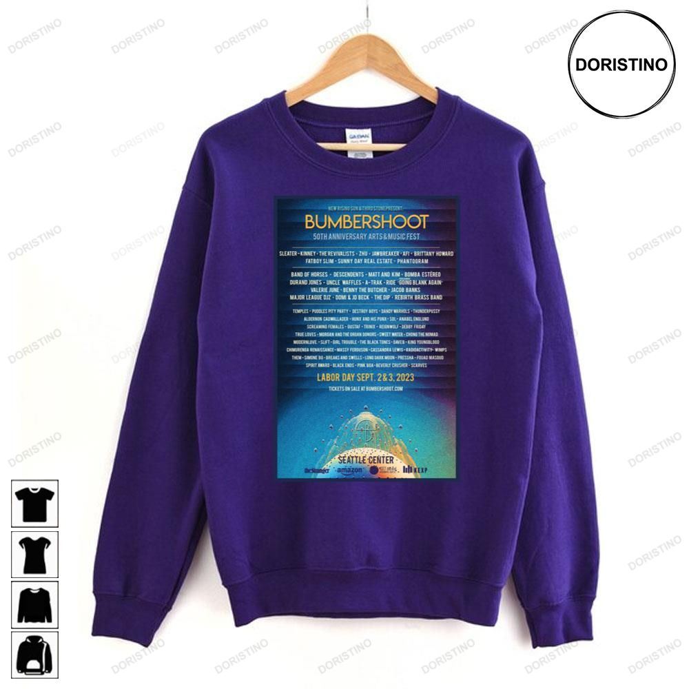 2023 Bumbershoot 50th Anniversary Arts Music Festival Limited Edition T